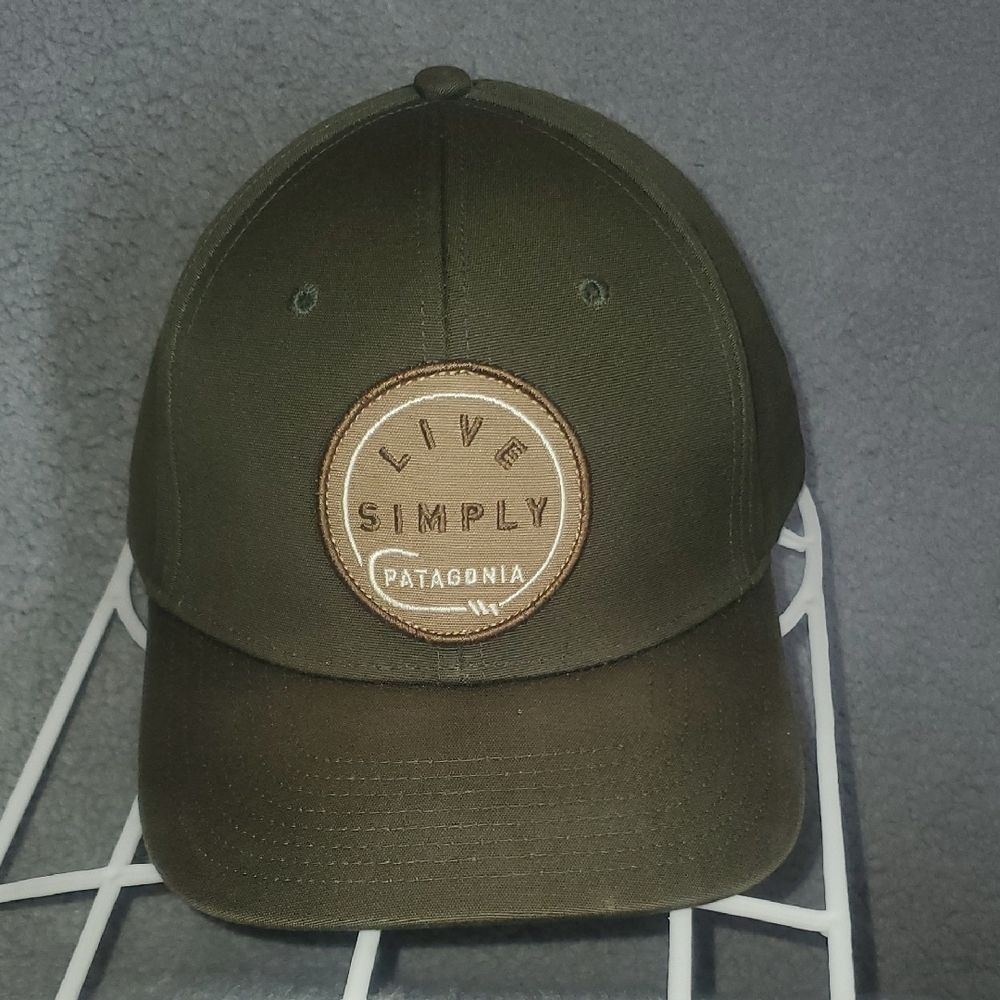 Patagonia Live Simply Fish Hook Roger That Hat Kelp Green Spring of 2016